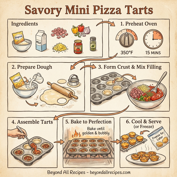 Savory Mini Pizza Tarts instructions