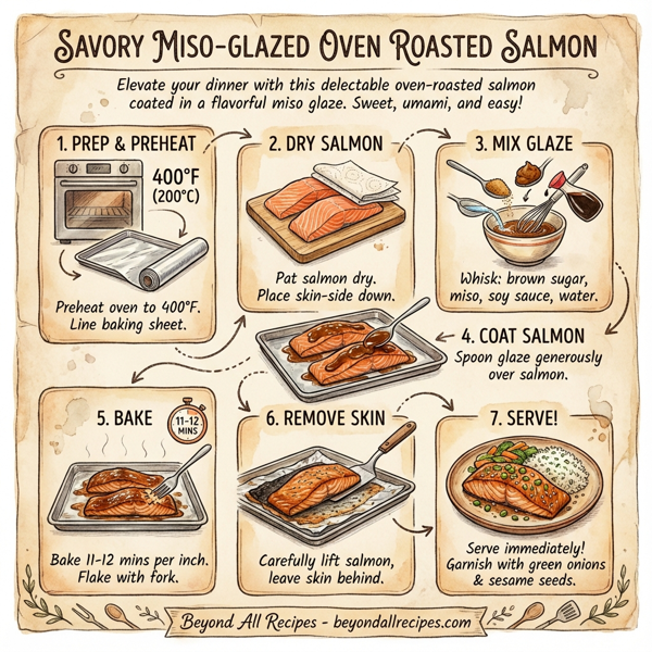 Savory Miso-Glazed Oven Roasted Salmon instructions