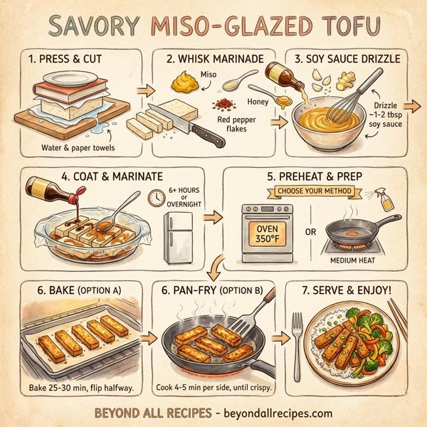 Savory Miso-Glazed Tofu instructions