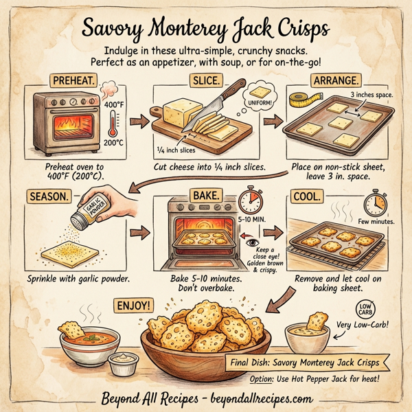 Savory Monterey Jack Crisps instructions