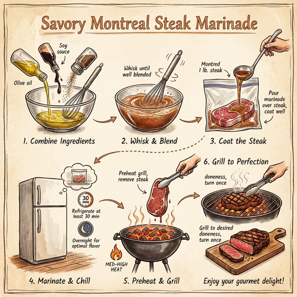 Savory Montreal Steak Marinade instructions