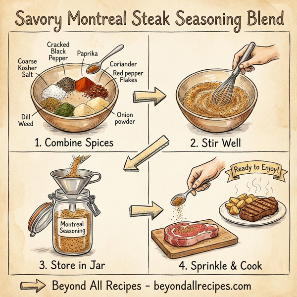 Savory Montreal Steak Seasoning Blend instructions