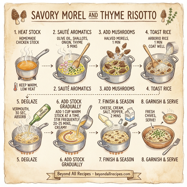 Savory Morel and Thyme Risotto instructions