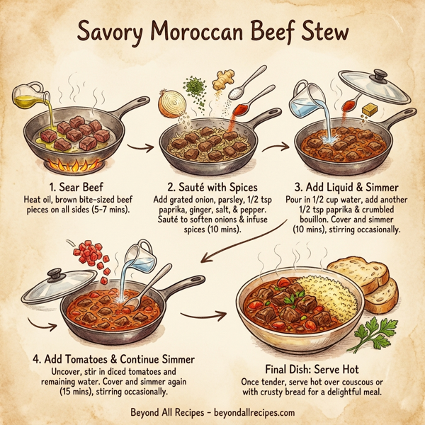 Savory Moroccan Beef Stew instructions