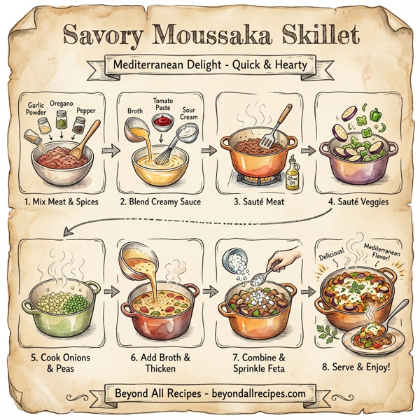 Savory Moussaka Skillet instructions