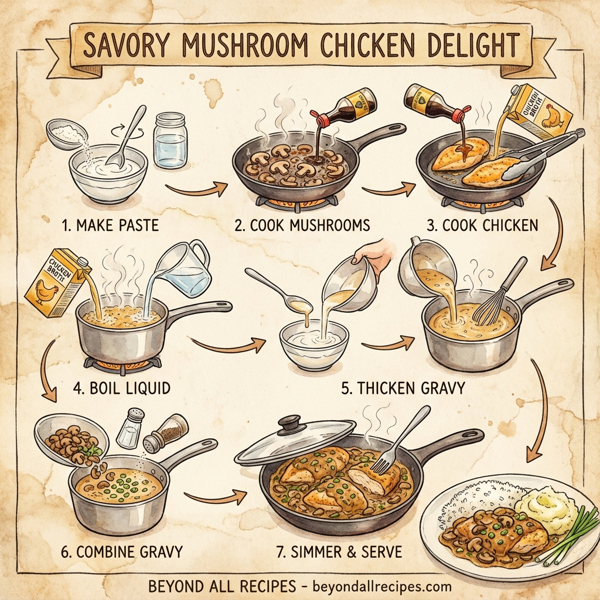 Savory Mushroom Chicken Delight instructions