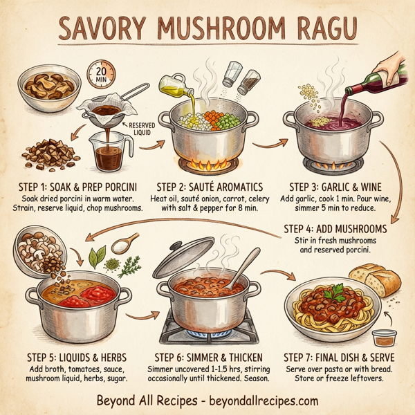 Savory Mushroom Ragu instructions