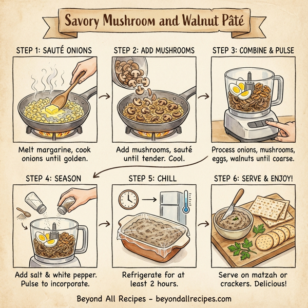 Savory Mushroom and Walnut Pâté instructions