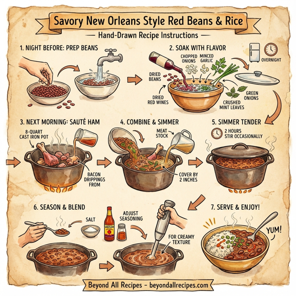 Savory New Orleans Style Red Beans & Rice instructions
