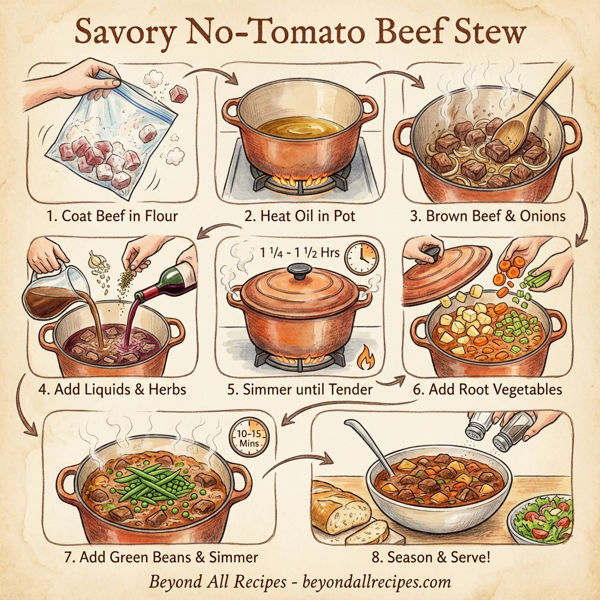Savory No-Tomato Beef Stew instructions