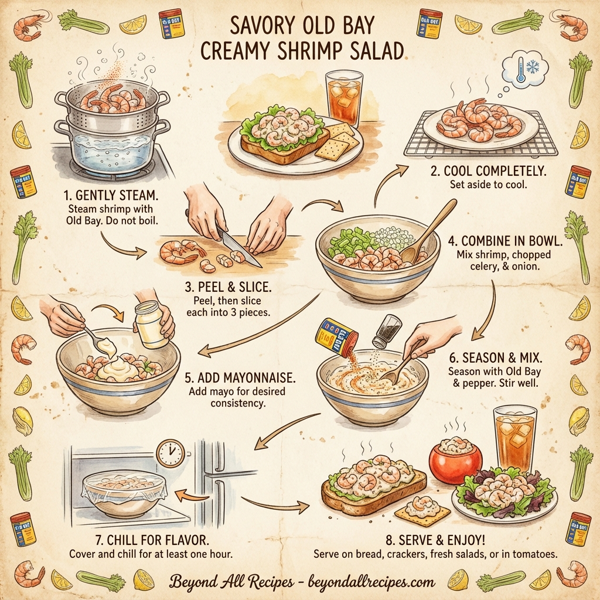 Savory Old Bay Creamy Shrimp Salad instructions