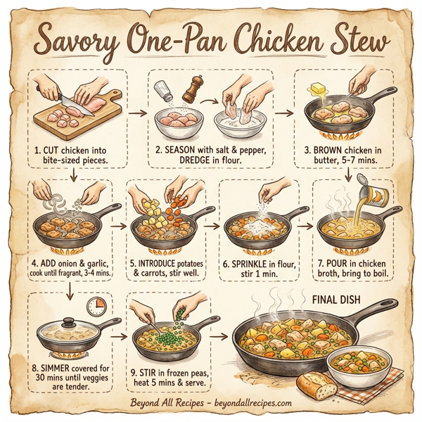 Savory One-Pan Chicken Stew instructions