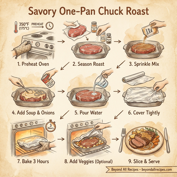 Savory One-Pan Chuck Roast instructions