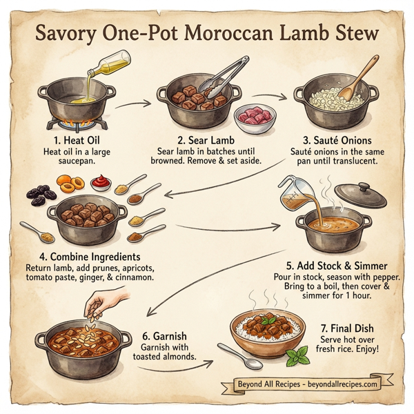 Savory One-Pot Moroccan Lamb Stew instructions