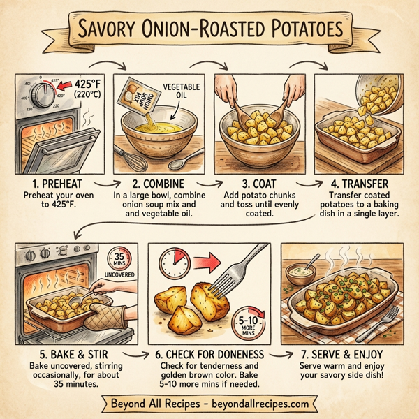 Savory Onion-Roasted Potatoes instructions