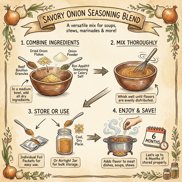 Savory Onion Seasoning Blend instructions