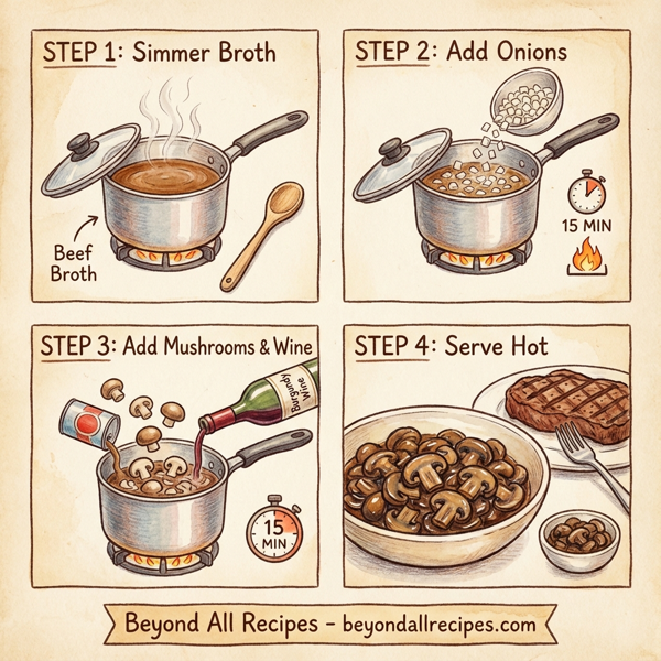 Savory Outback-Style Sautéed Mushrooms instructions