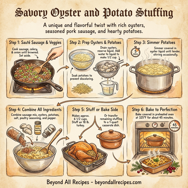 Savory Oyster and Potato Stuffing instructions