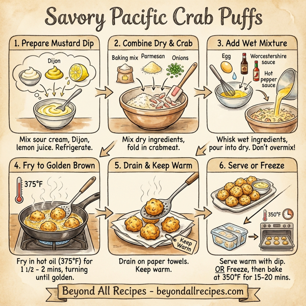 Savory Pacific Crab Puffs instructions