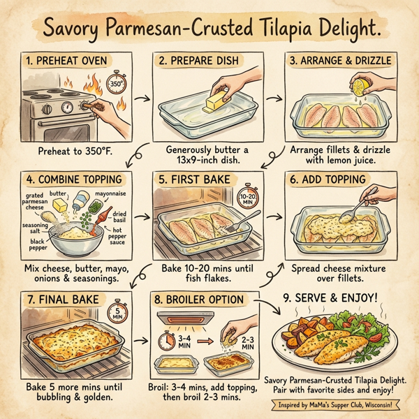Savory Parmesan-Crusted Tilapia Delight instructions