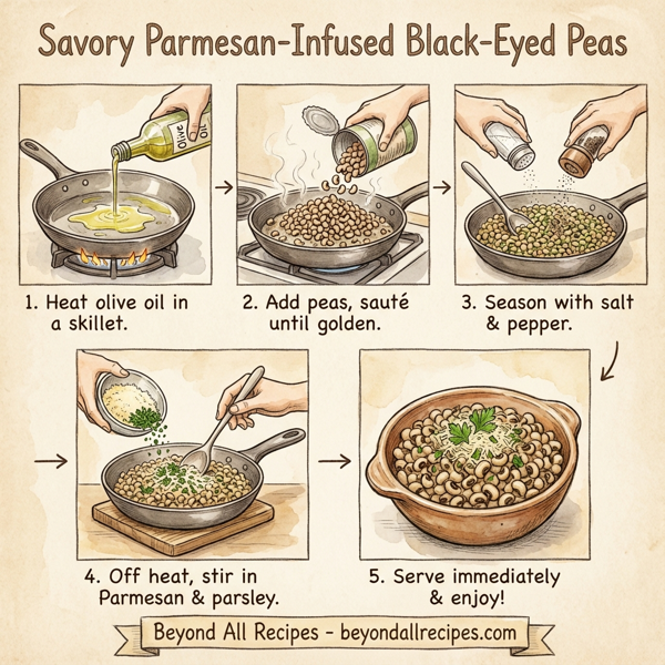 Savory Parmesan-Infused Black-Eyed Peas instructions