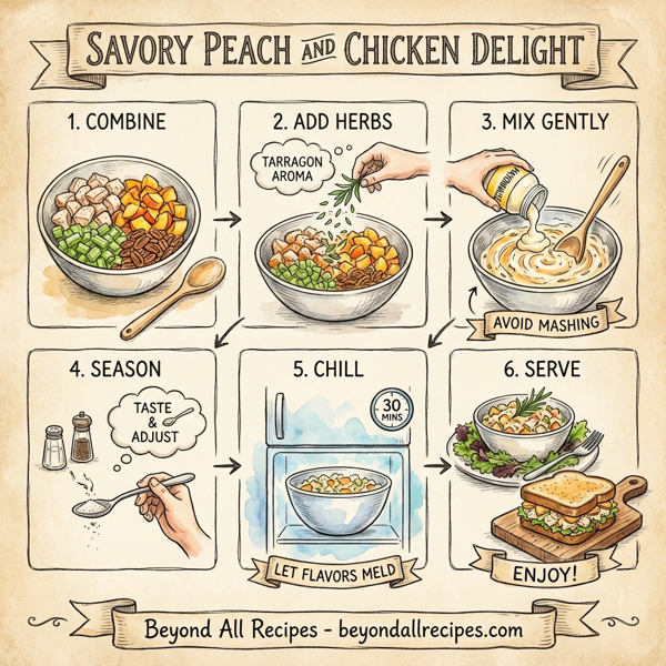 Savory Peach and Chicken Delight instructions