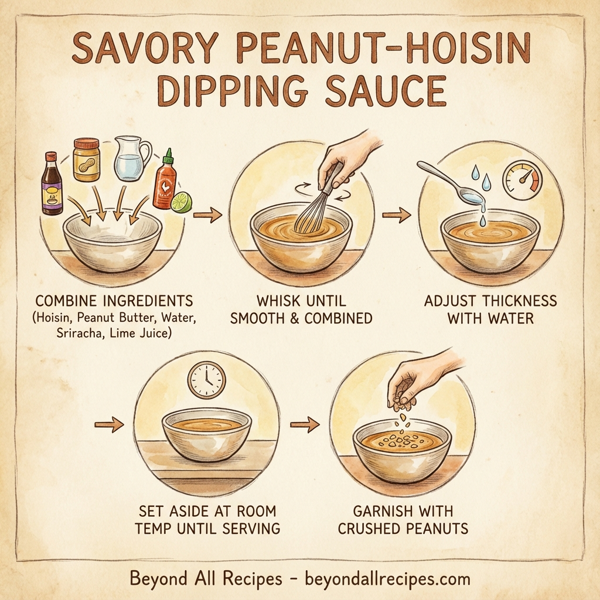 Savory Peanut-Hoisin Dipping Sauce instructions