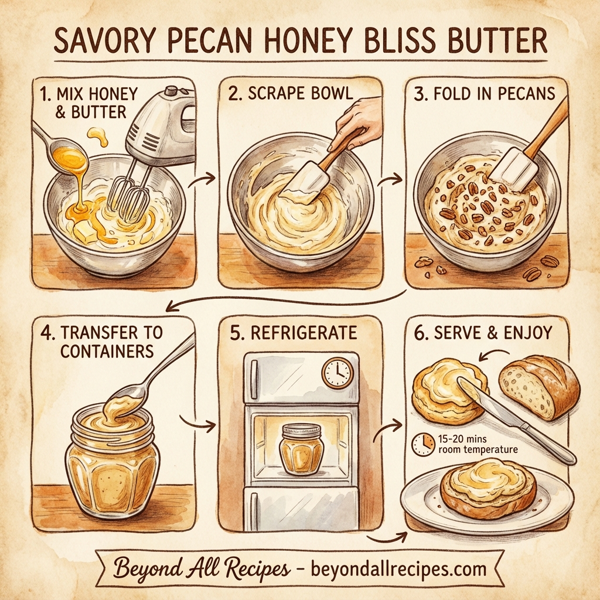 Savory Pecan Honey Bliss Butter instructions