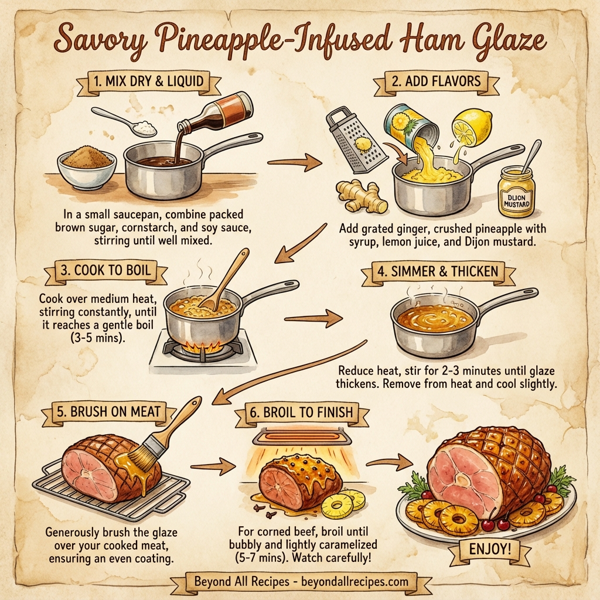 Savory Pineapple-Infused Ham Glaze instructions