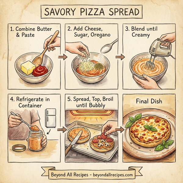 Savory Pizza Spread instructions