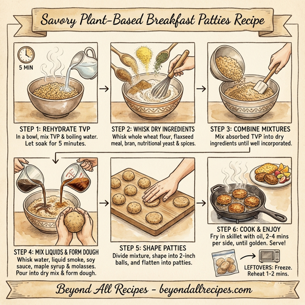 Savory Plant-Based Breakfast Patties instructions