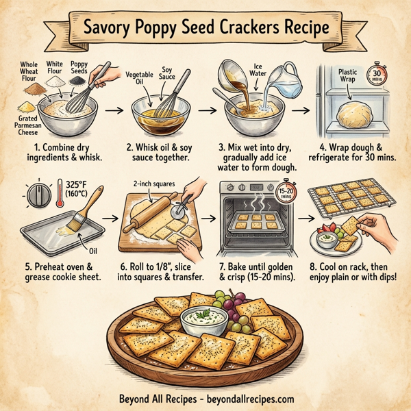Savory Poppy Seed Crackers instructions