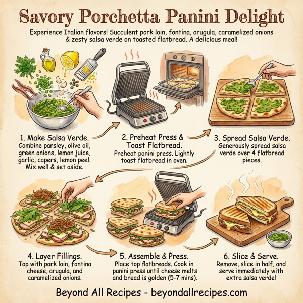 Savory Porchetta Panini Delight instructions
