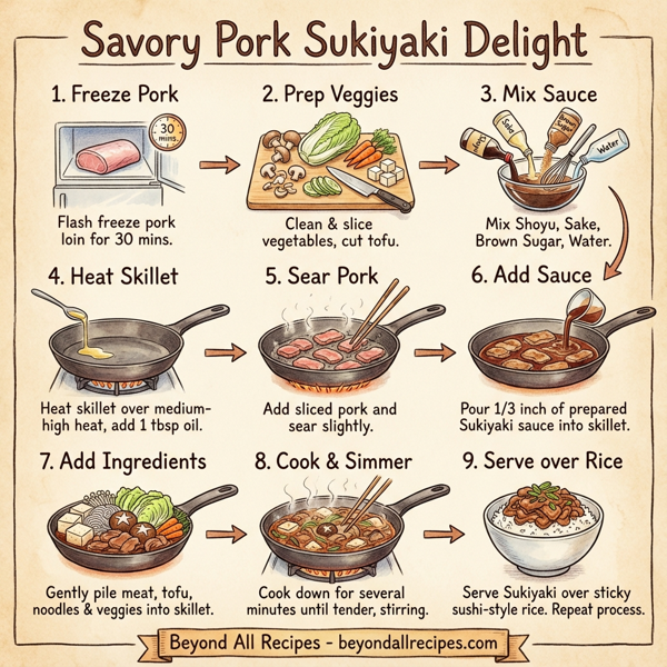 Savory Pork Sukiyaki Delight instructions