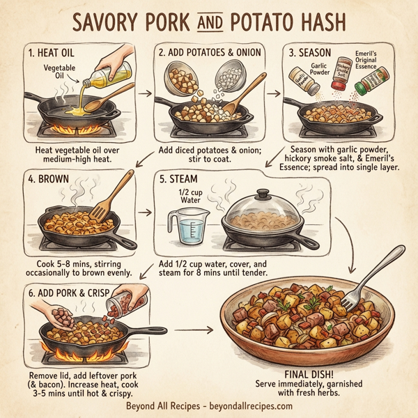 Savory Pork and Potato Hash instructions