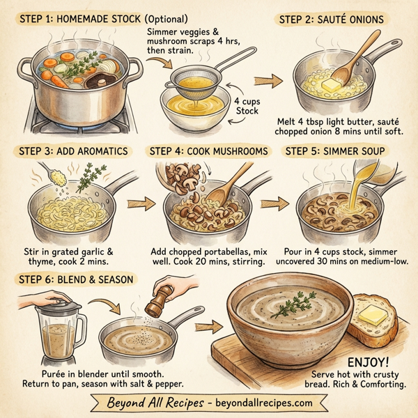 Savory Portabella Mushroom Velouté instructions