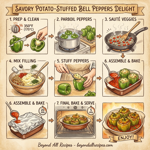 Savory Potato-Stuffed Bell Peppers Delight instructions