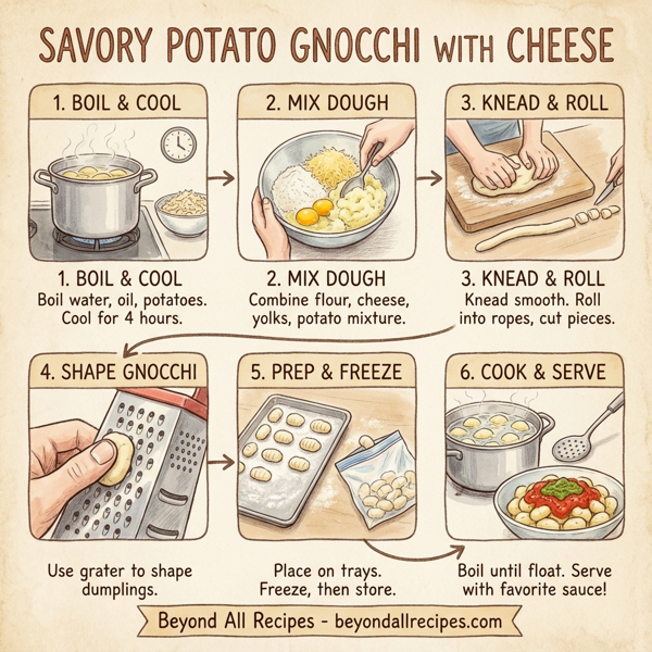 Savory Potato Gnocchi with Cheese instructions