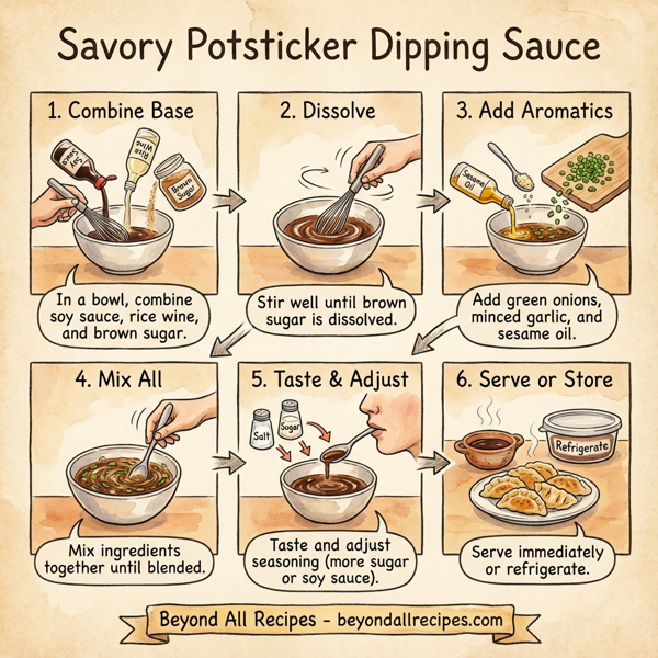 Savory Potsticker Dipping Sauce instructions