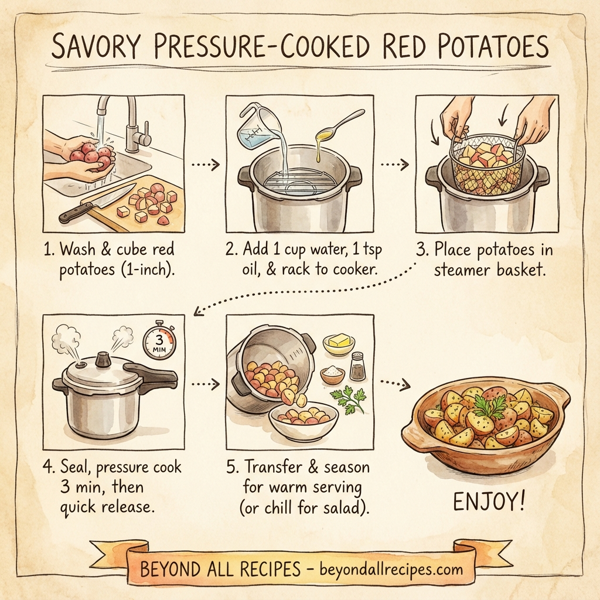 Savory Pressure-Cooked Red Potatoes instructions