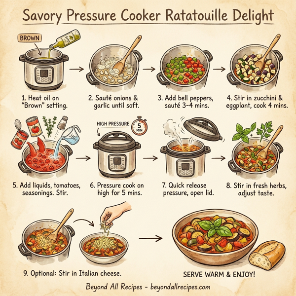 Savory Pressure Cooker Ratatouille Delight instructions