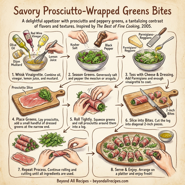 Savory Prosciutto-Wrapped Greens Bites instructions