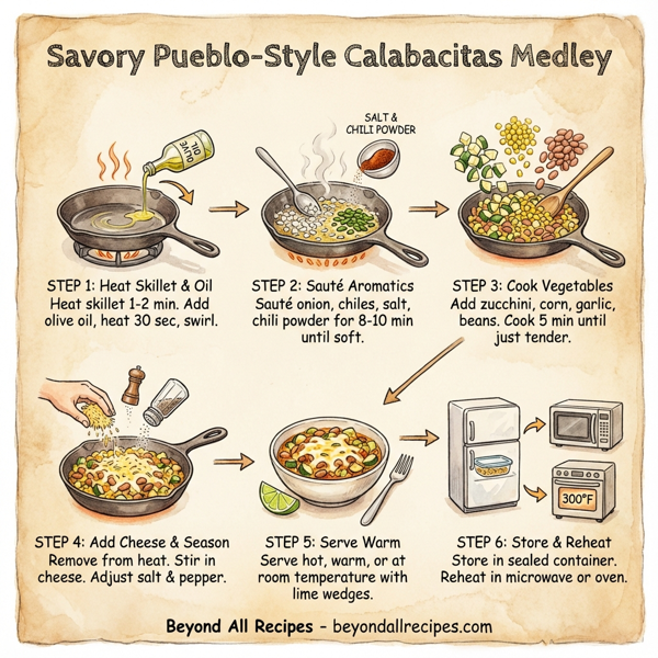 Savory Pueblo-Style Calabacitas Medley instructions