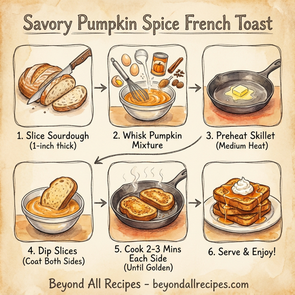 Savory Pumpkin Spice French Toast instructions