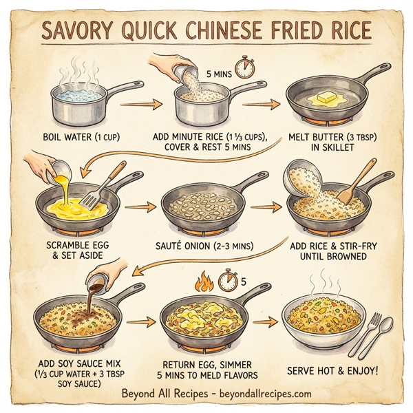 Savory Quick Chinese Fried Rice instructions