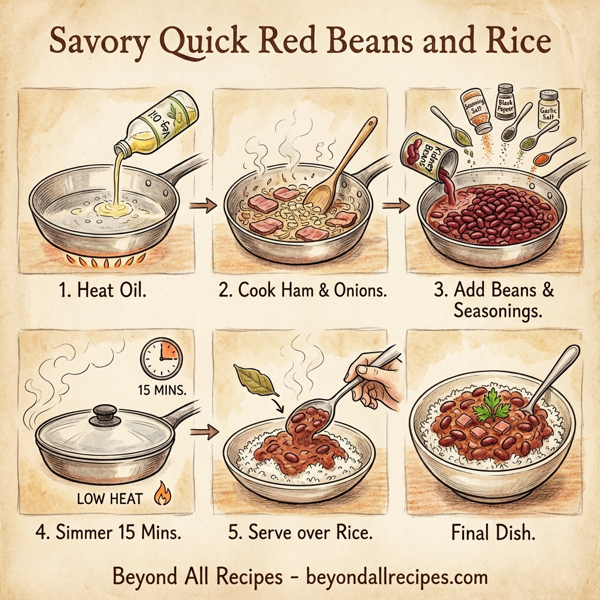 Savory Quick Red Beans and Rice instructions