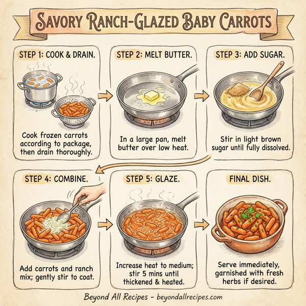 Savory Ranch-Glazed Baby Carrots instructions