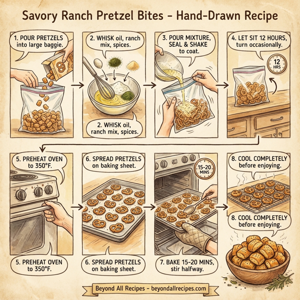 Savory Ranch Pretzel Bites instructions