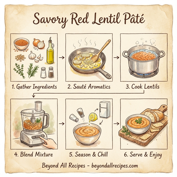 Savory Red Lentil Pâté instructions