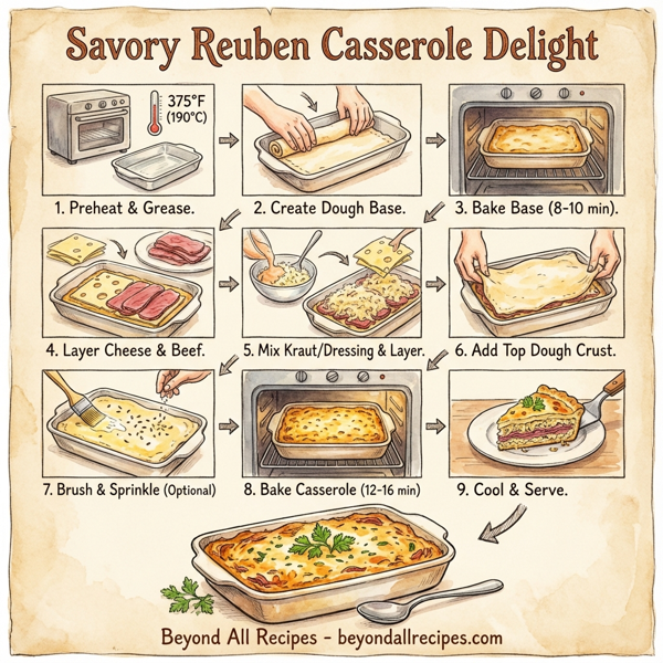 Savory Reuben Casserole Delight instructions